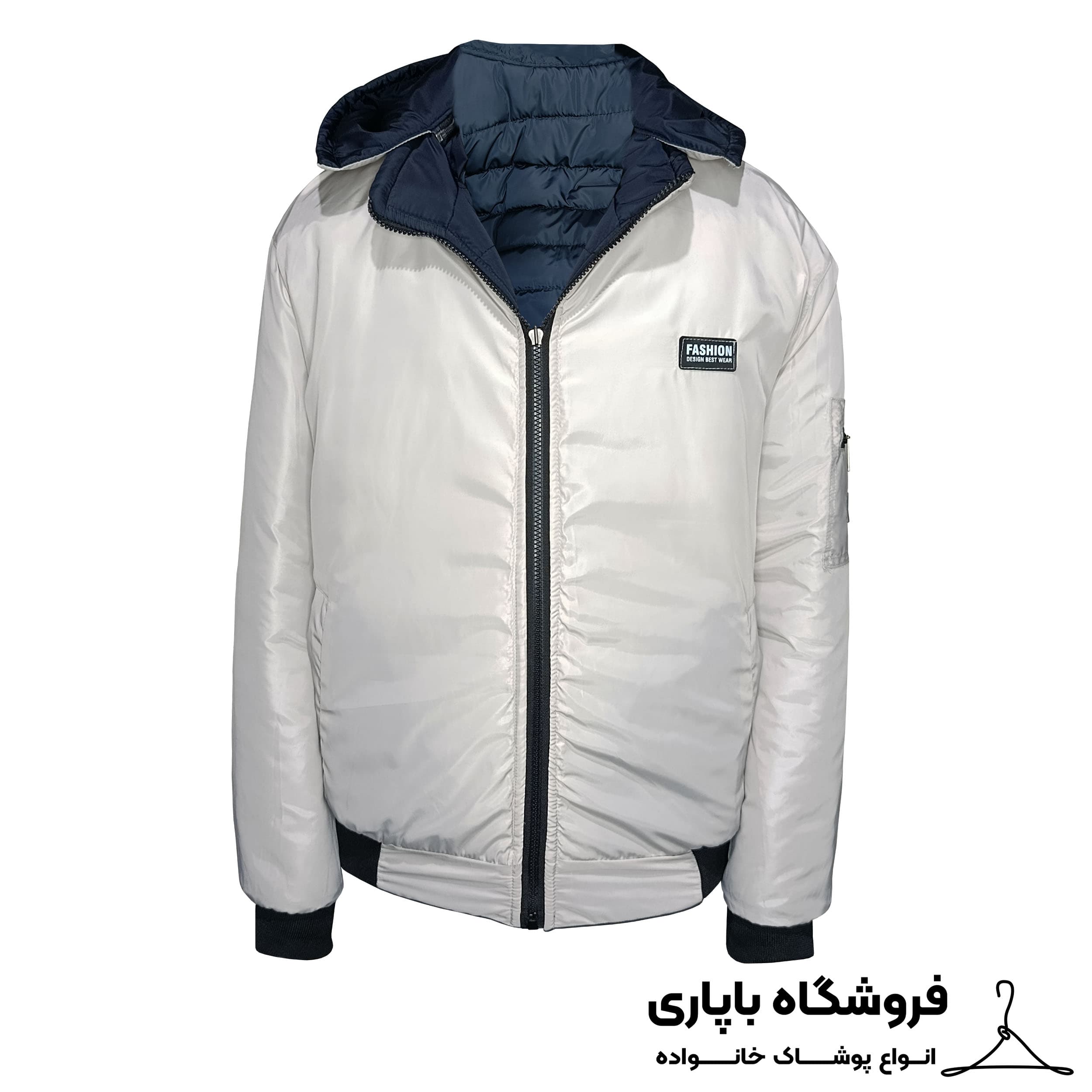 کاپشن مردانه فشن مدل دو رو کد kp-10332 — تصویر ۵