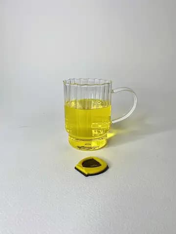 لیوان پیرکس شیاردار پایه دار