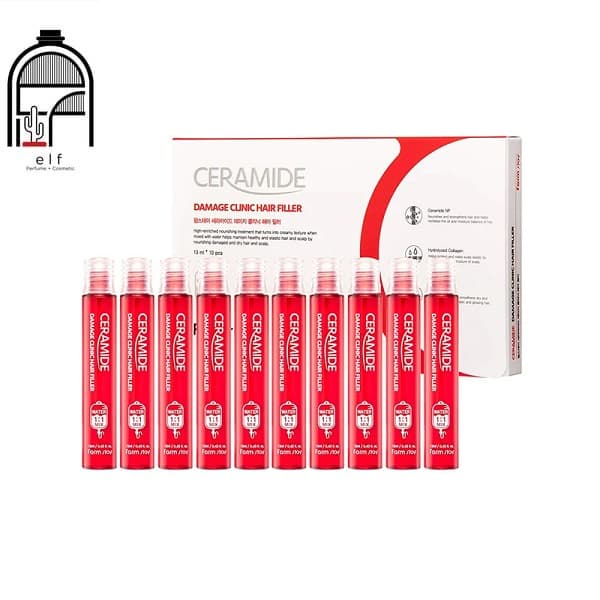 فیلر مو حاوی سرامید فارم استی Farm Stay Ceramide Damage Hair Filler