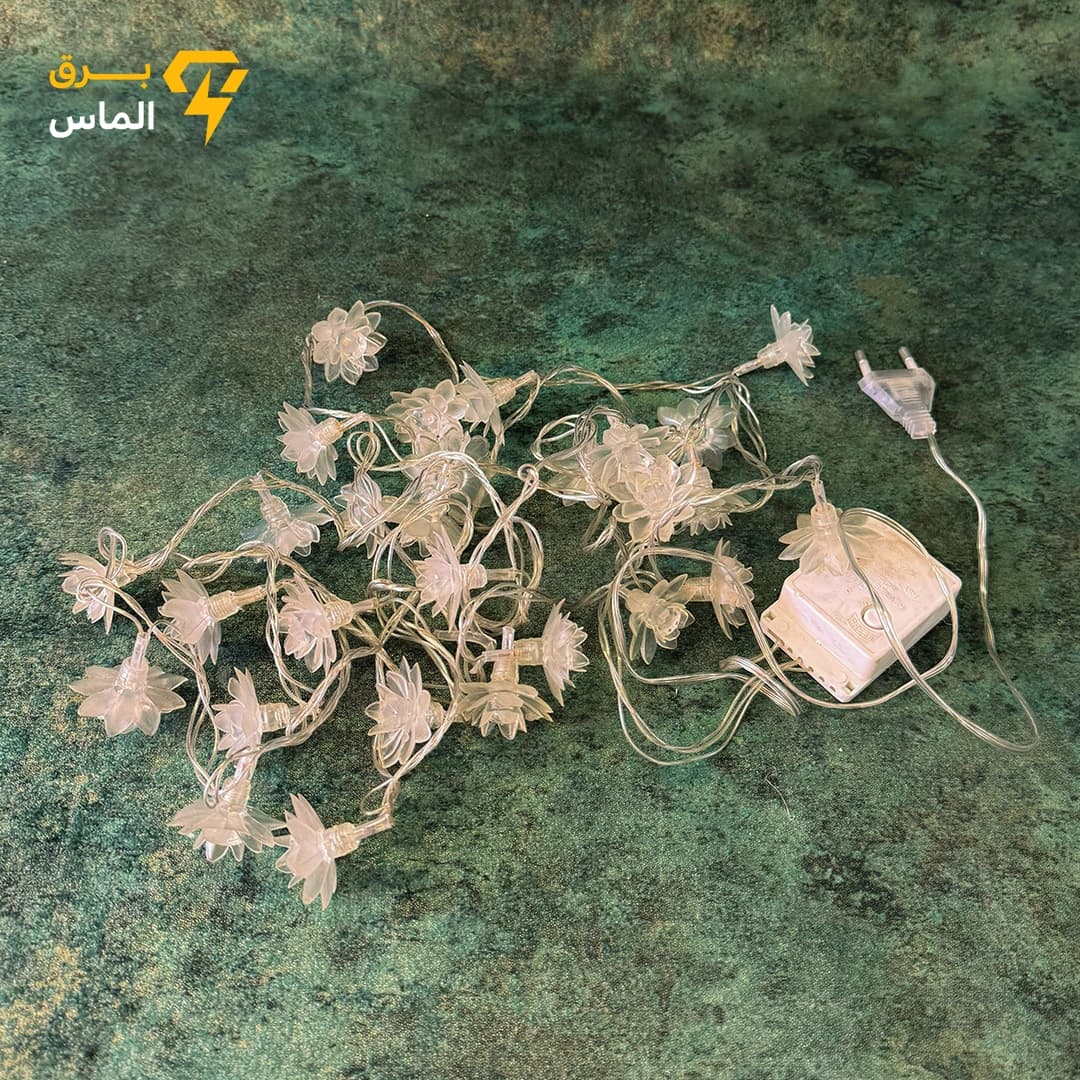 ریسه ۴ متری گل سیلیکونی آفتابی — تصویر ۳