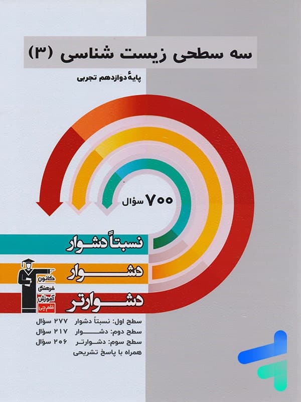 کتاب سه سطحی زیست شناسی دوازدهم انتشارات کانون قلم چی (دست دوم) — تصویر ۴