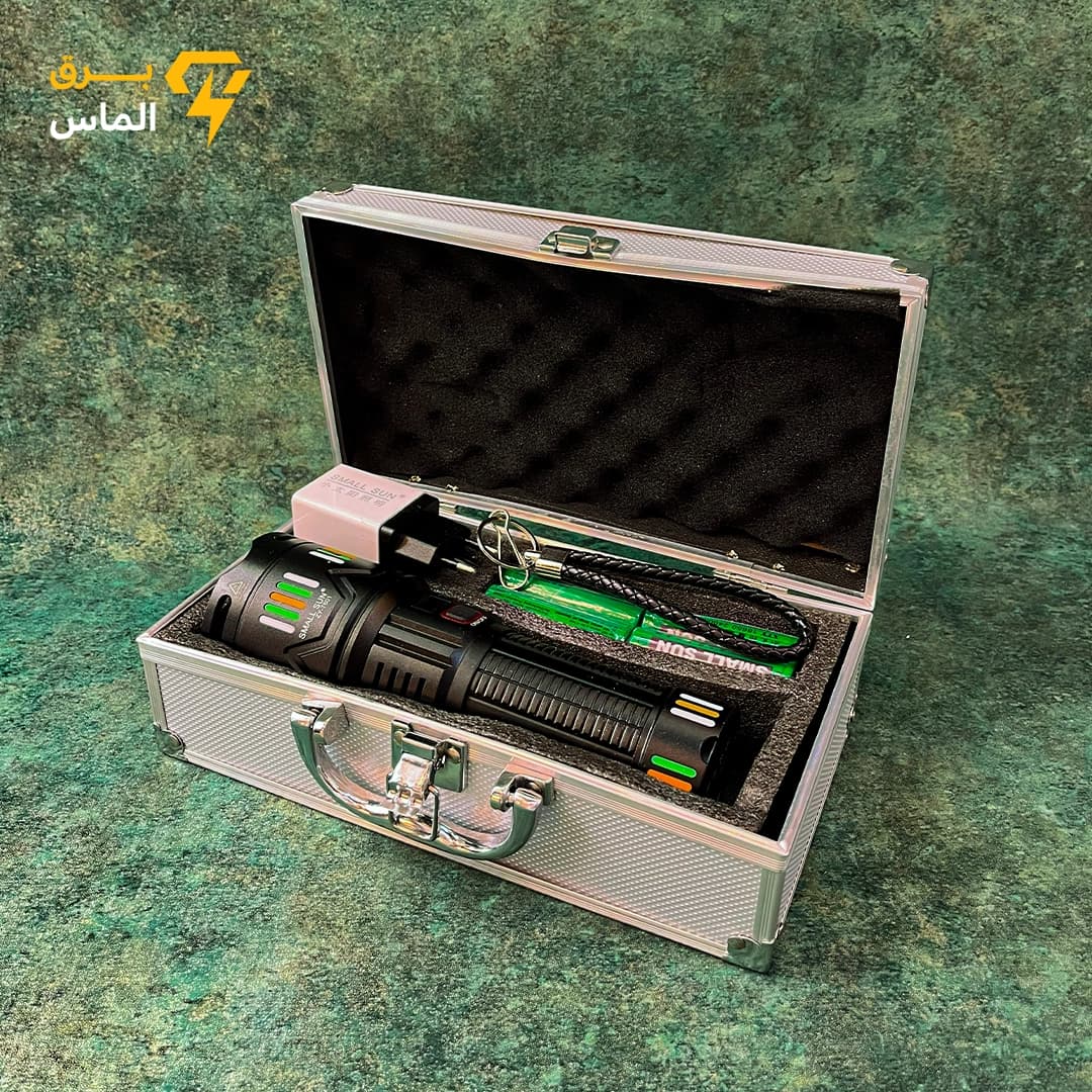 چراغ قوه اسمال سان مدل ZY-T601 / با جعبه فلزی اصلی / ضمانت بازگشت وجه و اصالت کالا — تصویر ۳