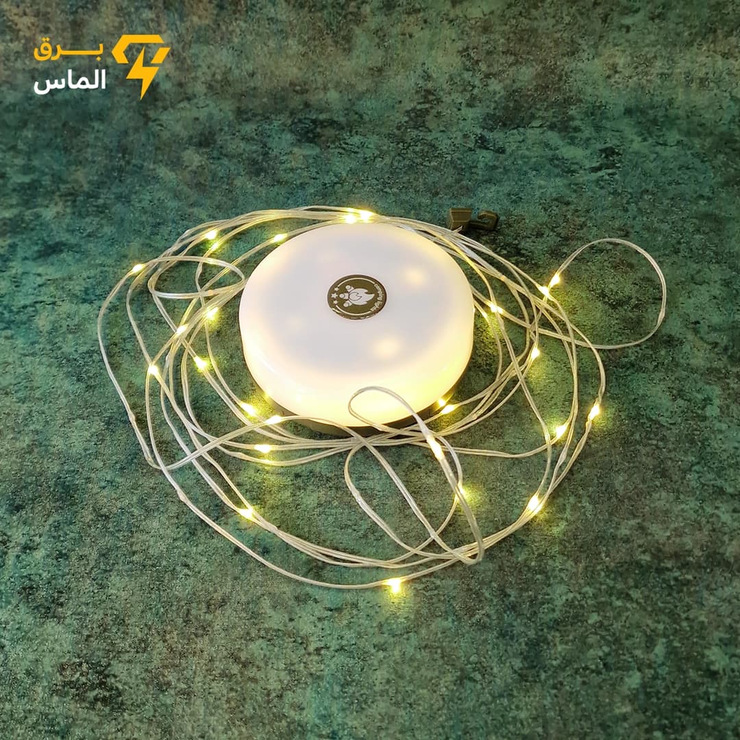 چراغ و ریسه کمپینگ شارژی ضدآب 10 متری کد LL-B50 با چراغ اضطراری/ضمانت بازگشت وجه — تصویر ۵