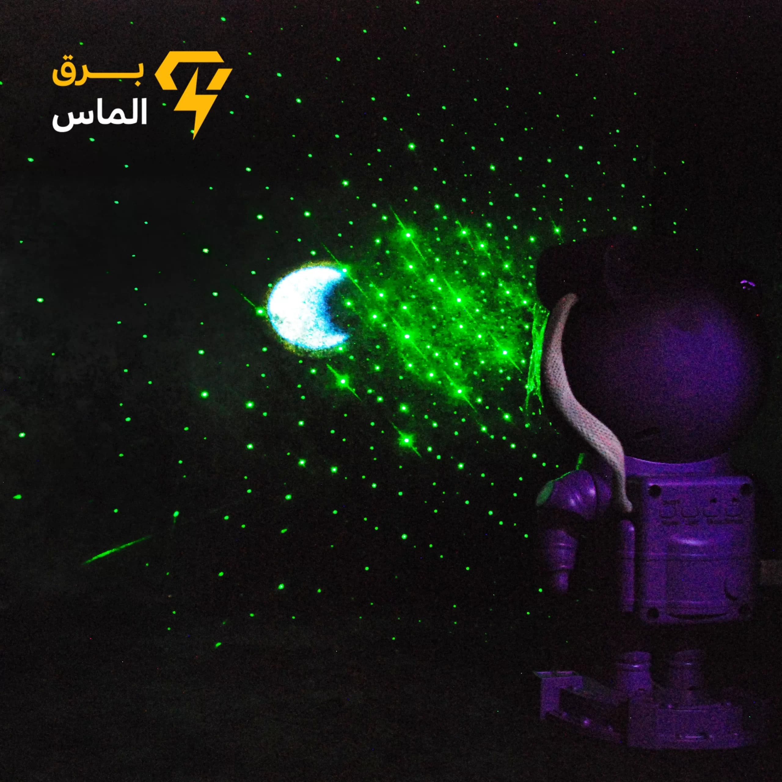 چراغ خواب کهکشانی بزرگ مدل CD – تجربه آرامش با نور سهبعدی و طرح آسمان شب — تصویر ۷