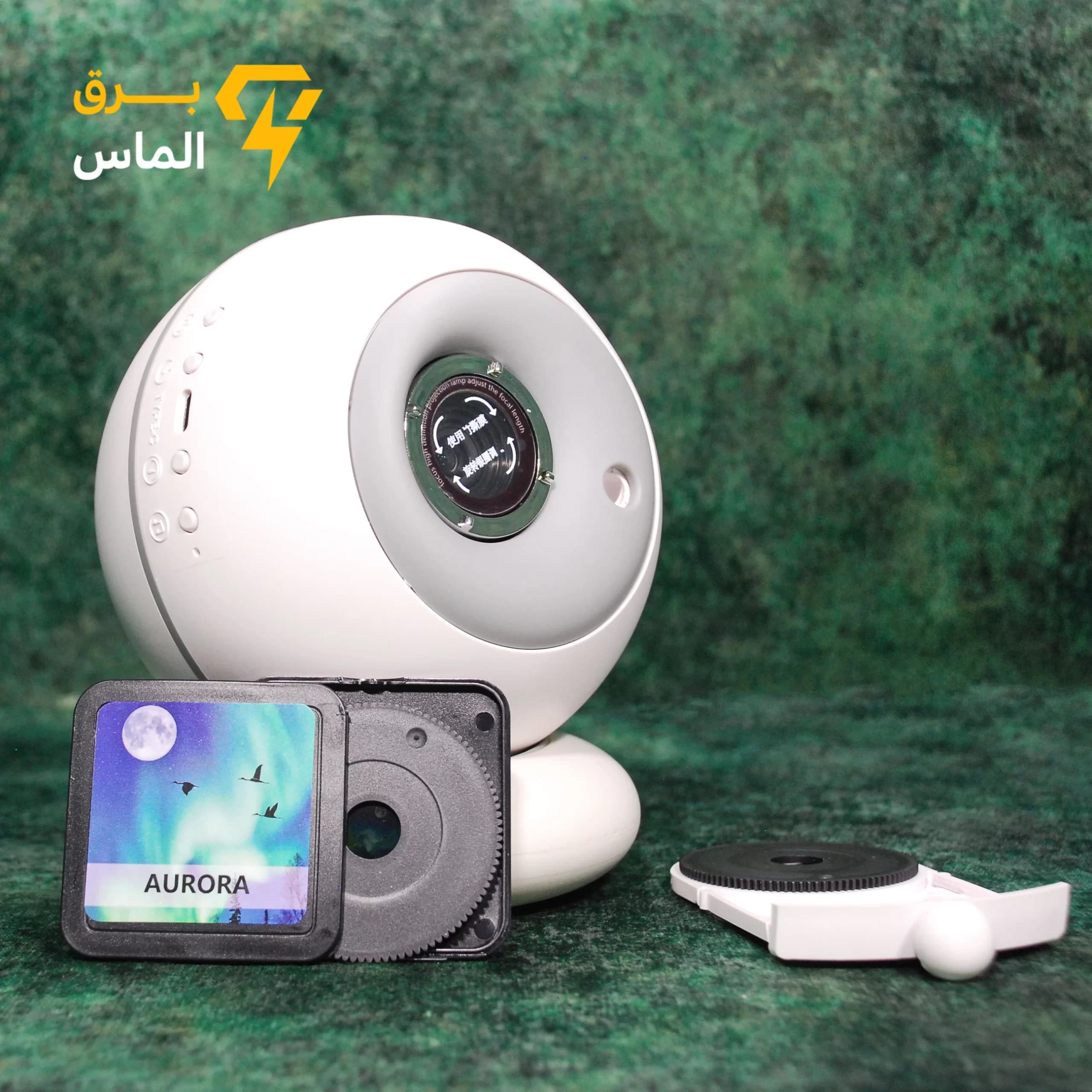 چراغ خواب کهکشانی بزرگ مدل CD – تجربه آرامش با نور سهبعدی و طرح آسمان شب — تصویر ۲