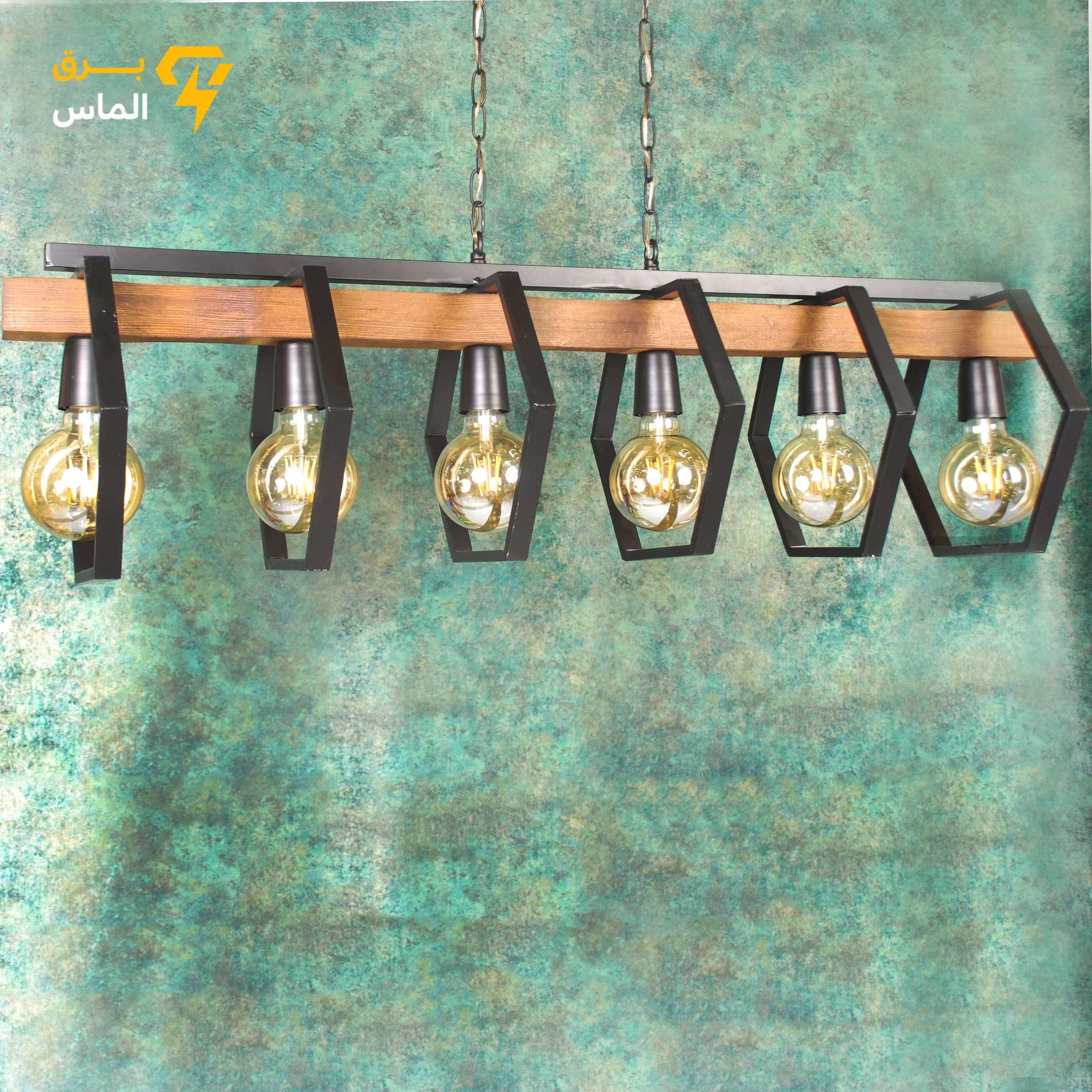 آویز چوب فلز شش شعله مدل A190 — تصویر ۳