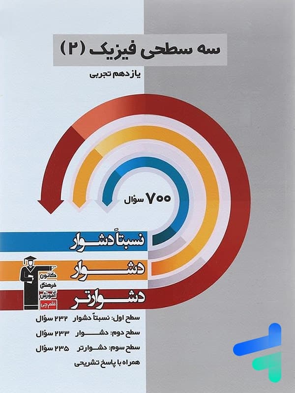 کتاب سه سطحی فیزیک یازدهم رشته تجربی انتشارات کانون قلم چی (دست دوم) — تصویر ۴