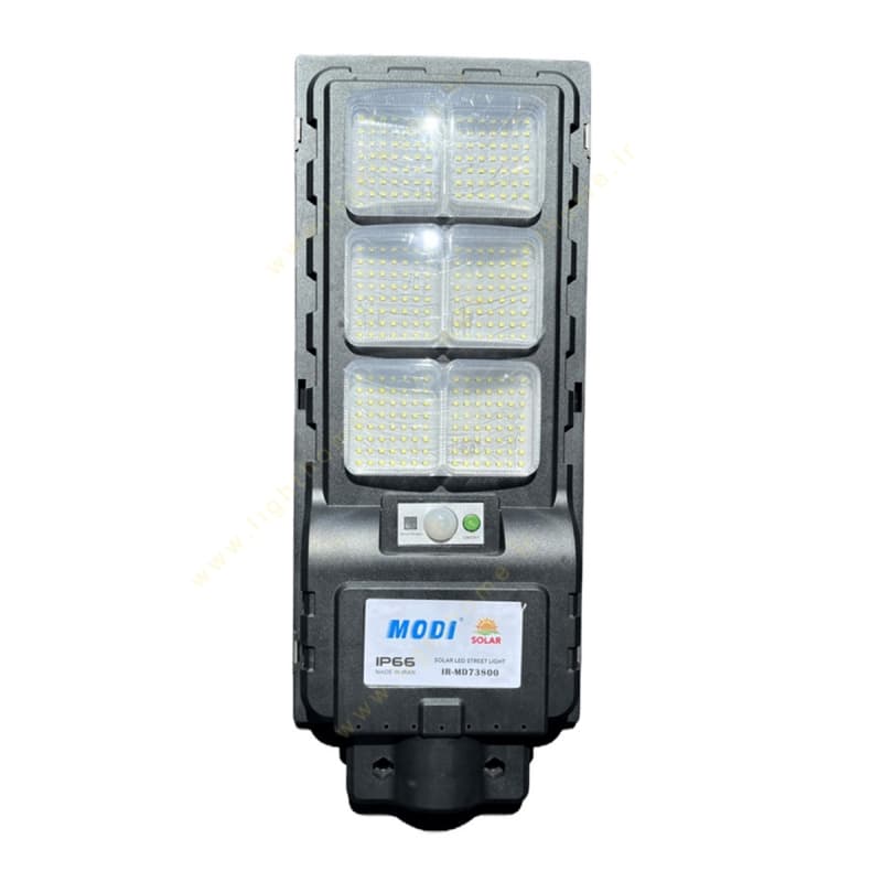 چراغ خیابانی خورشیدی 800 وات مودی مدل IR-MD73800 — تصویر ۲
