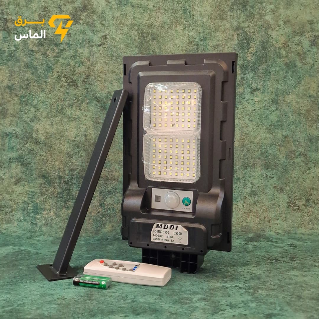 چراغ خیابانی خورشیدی ۳۰۰ وات مودی مدل IR-MD73300