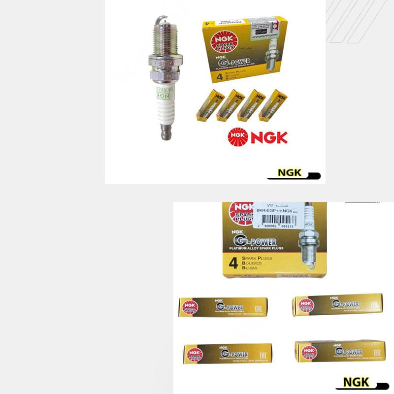 شمع سوزنی پایه کوتاه پلاتینیوم تیبا برند NGK(اورجینال)بسته 4 عددی7092هرعدد