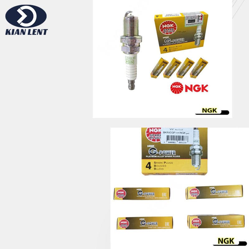 شمع سوزنی پایه کوتاه پلاتینیوم تویوتا یاریس برند NGK(اورجینال)بسته 4 عددی7092هرعدد