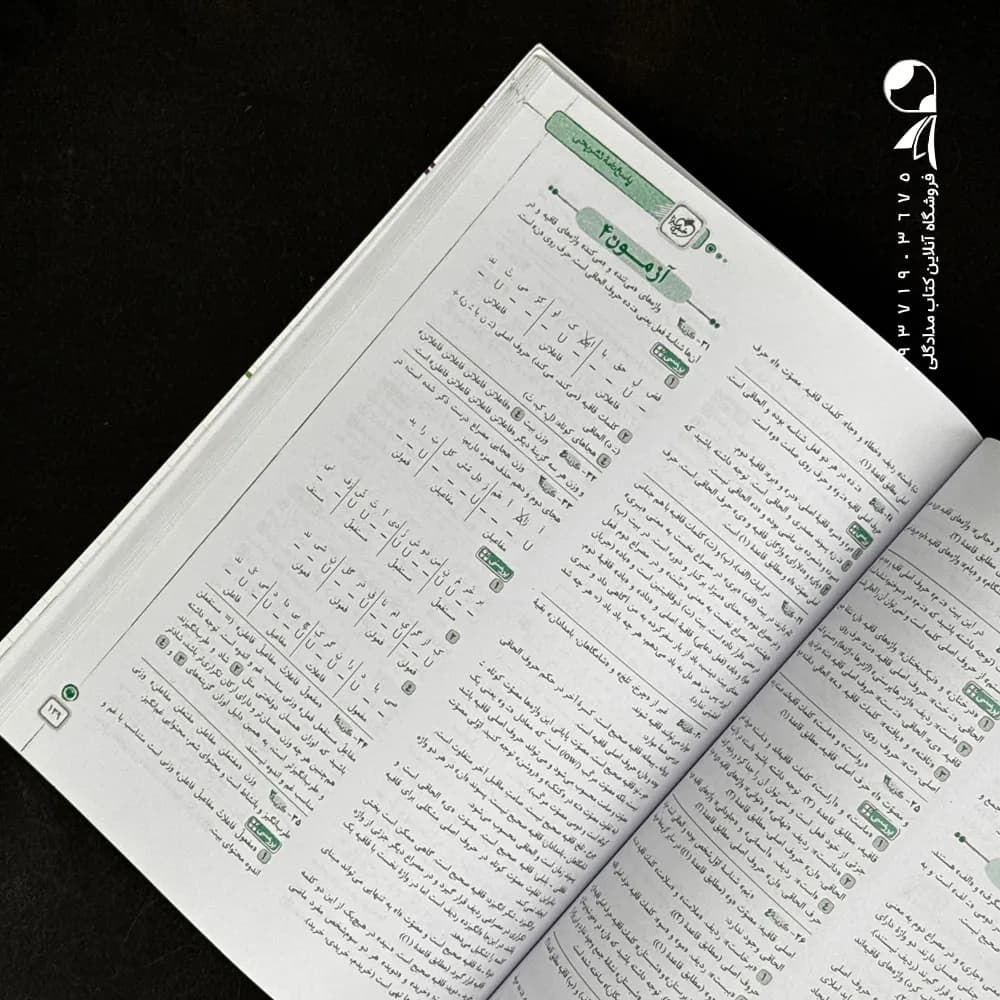 کتاب فصل آزمون علوم و فنون ادبی کنکور انتشارات خیلی سبز (دست دوم) — تصویر ۲