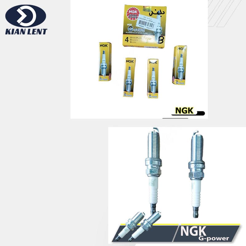 شمع پایه بلندسوزنی پلاتینیوم پژو ۴۰۵ اس ال ایکس برند5018 NGK(اورجینال)هرعدد