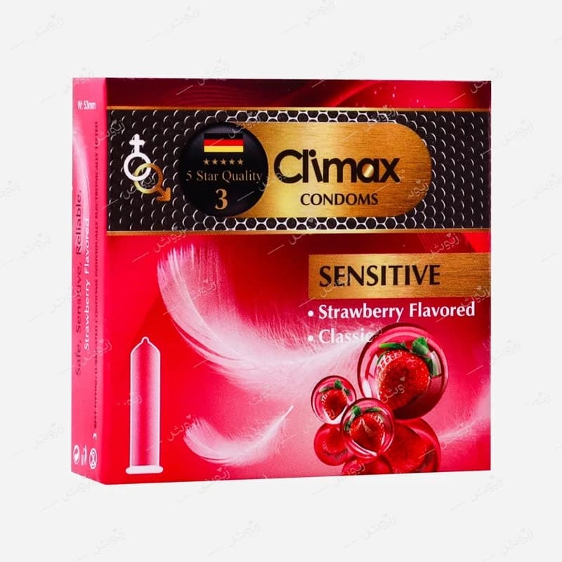 کاندوم کلایمکس مدل Sensitive بسته 3 عددی