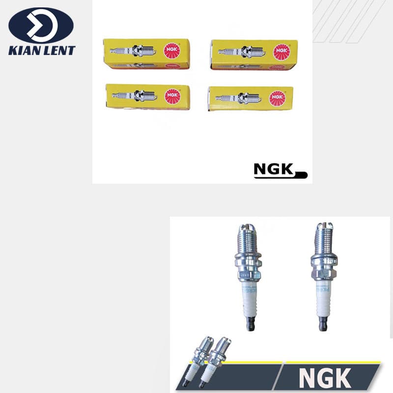شمع دو پلاتین مزدا برند NGK(اورجینال)بسته 4 عددی — تصویر ۲