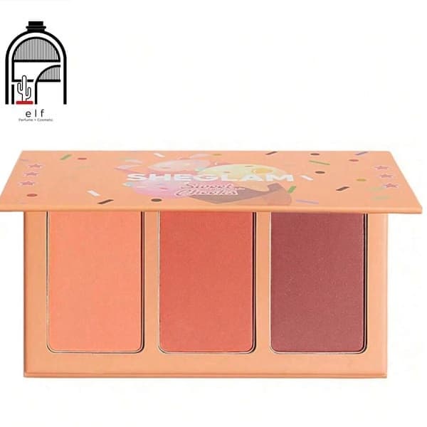 پالت رژگونه 3تایی پرایوت کابانا شیگلم Private Cabana Sheglam Sweet Cheeks Blush Palette