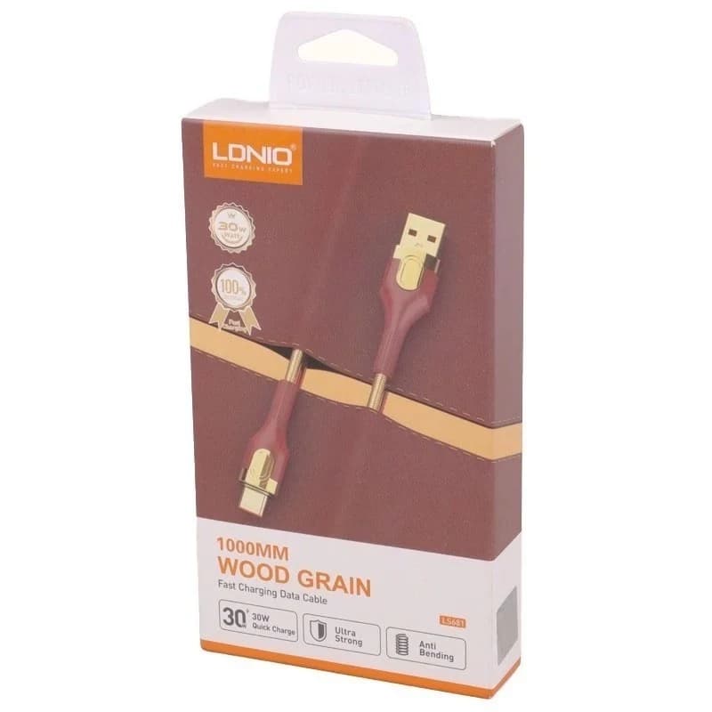 کابل شارژ TYPE‑C الدینیو LS681 | LDNIO USB to Type‑C Fast Charge 30W — تصویر ۵