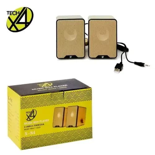 اسپیکر دسکتاپ X4TECH مدل X‑S4 | اسپیکر رومیزی دو تکه ایکس فورتک