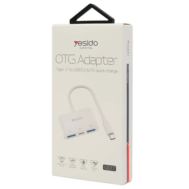 مبدل USB-C به USB-C / USB یسیدو مدل GS17 — تصویر ۴