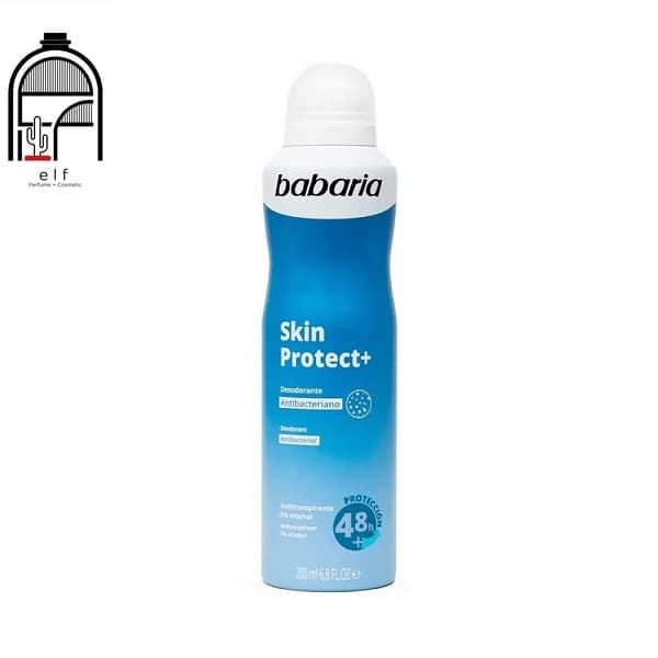 اسپری دئودورانت باباریا مدل SKIN PROTECT+Babaria Deodorant Anti Bacterial Spray Skin Protect