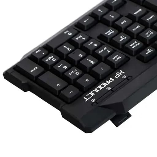 کیبورد باسیم XP مدل 8600 | کیبورد ارگونومیک با عمر 20 میلیون کلیک — تصویر ۳