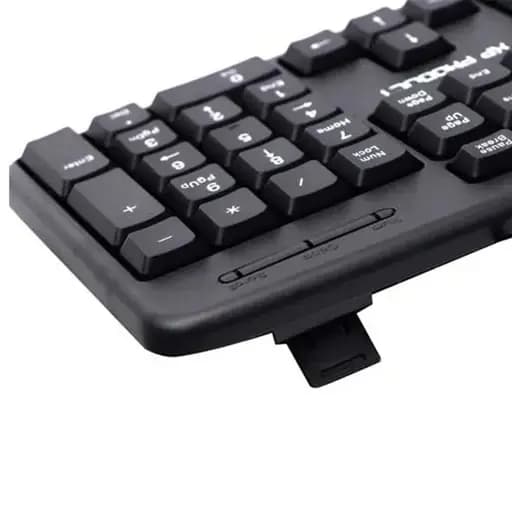 کیبورد باسیم XP مدل 8800 | کیبورد USB با کلیدهای نرم و حروف فارسی — تصویر ۴