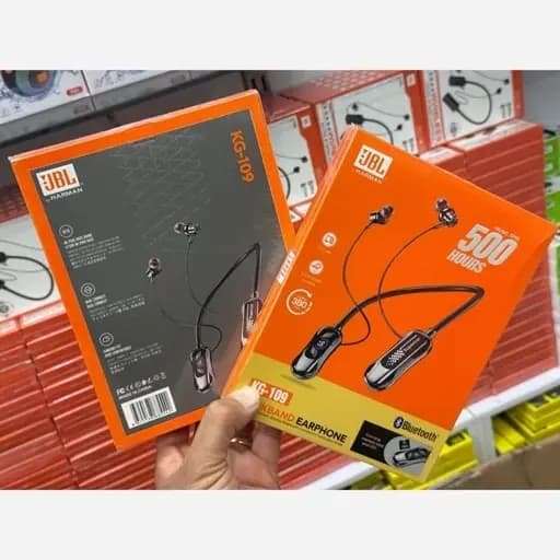 هندزفری گردنی JBL KG-109 | نمایشگر LED و کارت حافظه