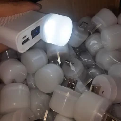 لامپ چراغ USB پرتابل | چراغ USB کم مصرف مناسب لپ‌تاپ و پاوربانک — تصویر ۳