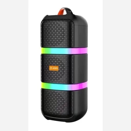 اسپیکر CS‑4301 بلوتوثی | اسپیکر قابل حمل 20 وات با TWS و رقص نور LED — تصویر ۳