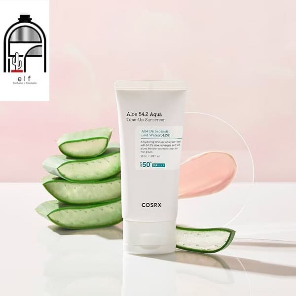ضد آفتاب آلوئه 54.2 آکوا تون آپ کوزارکس، روشن کننده و یکدست کننده پوست Aloe 54.2 Aqua Tone-Up Sunscreen