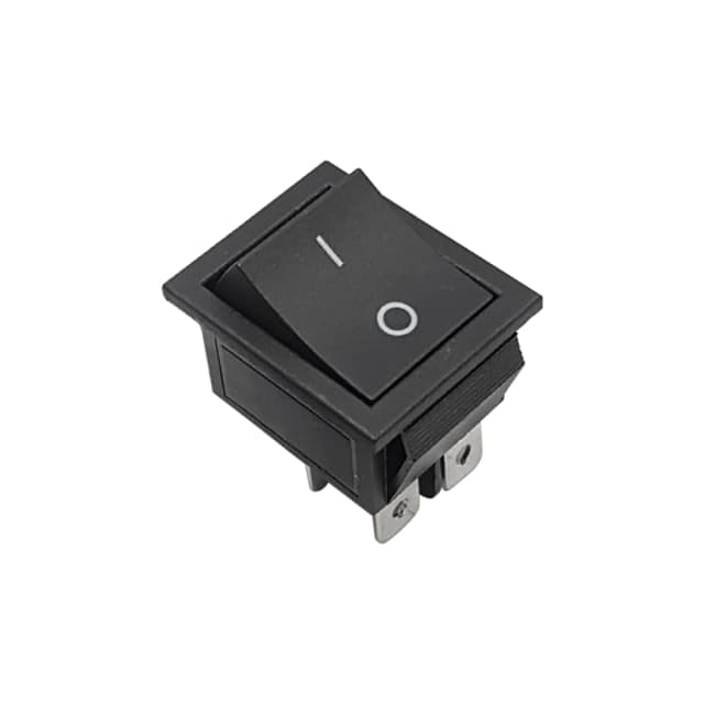 کلید راکر شستی بزرگ دو حالته KCD4-201S 4PIN