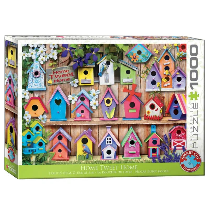 پازل 1000 تکه یوروگرافیک طرح Bird Houses کد 5328