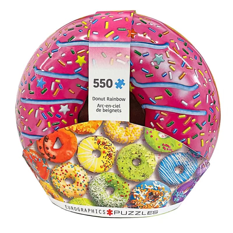 پازل 550 تکه یوروگرافیک طرح Donut Rainbow کد 5782
