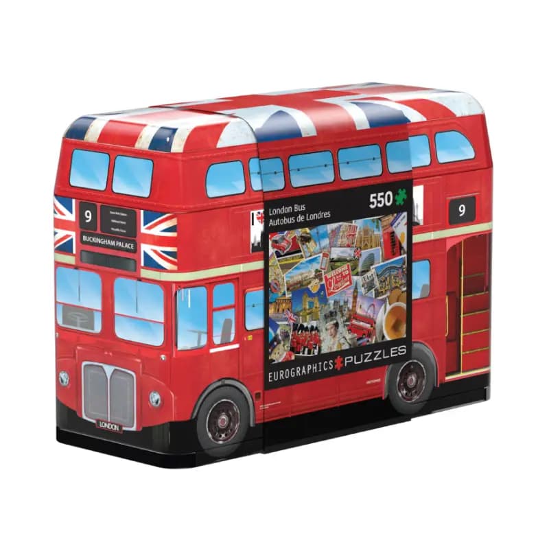 پازل 550 تکه یوروگرافیک طرح London Bus کد 5779