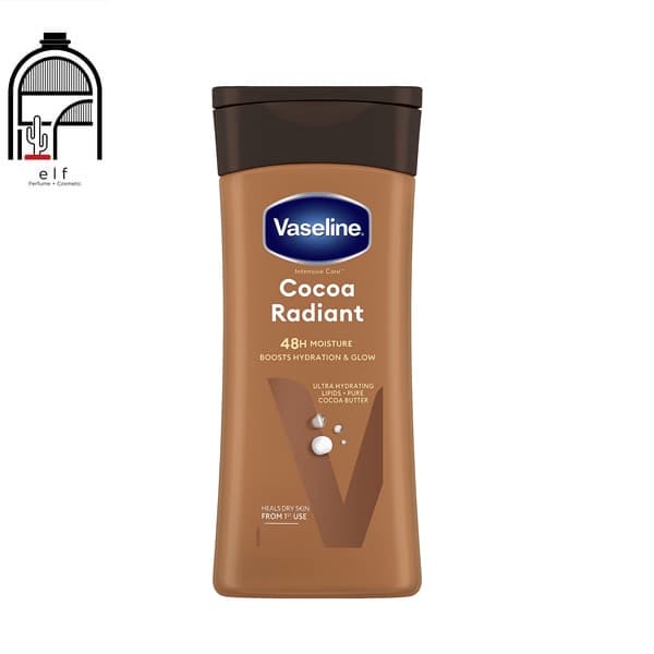 لوسیون بدن وازلین مدل Cocoa radiant | حجم 200 میل