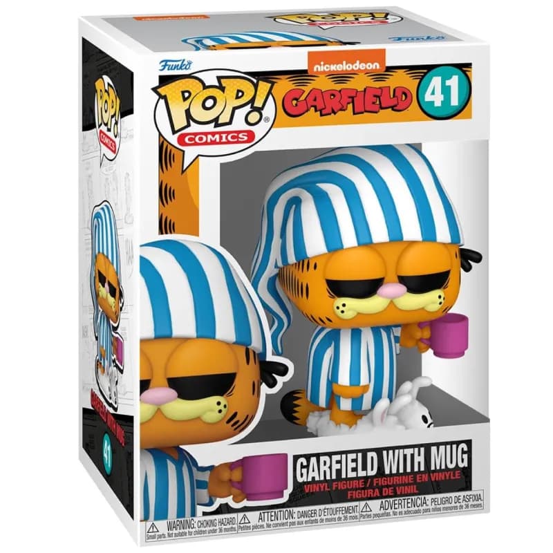 فیگور فانکو پاپ گارفیلد مدل Garfield-garfield with mug کد 80162 — تصویر ۳