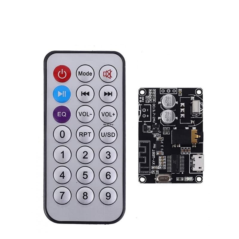ماژول گیرنده بلوتوث صوتی XY-WRBT به همراه ریموت کنترل