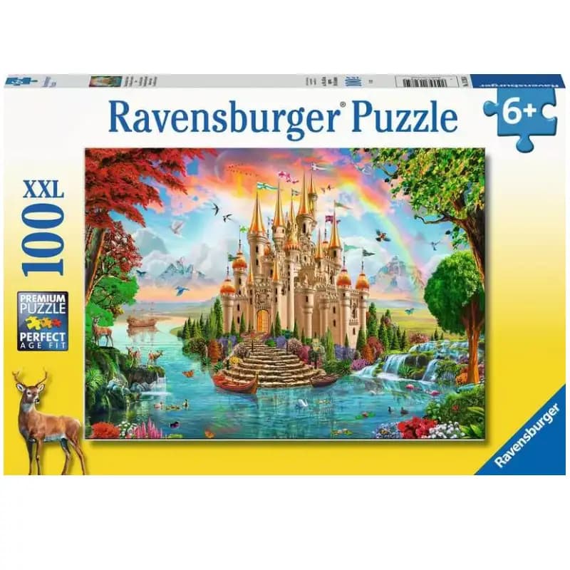 پازل 100 تکه رونزبرگر طرح Rainbow Castle کد 13285