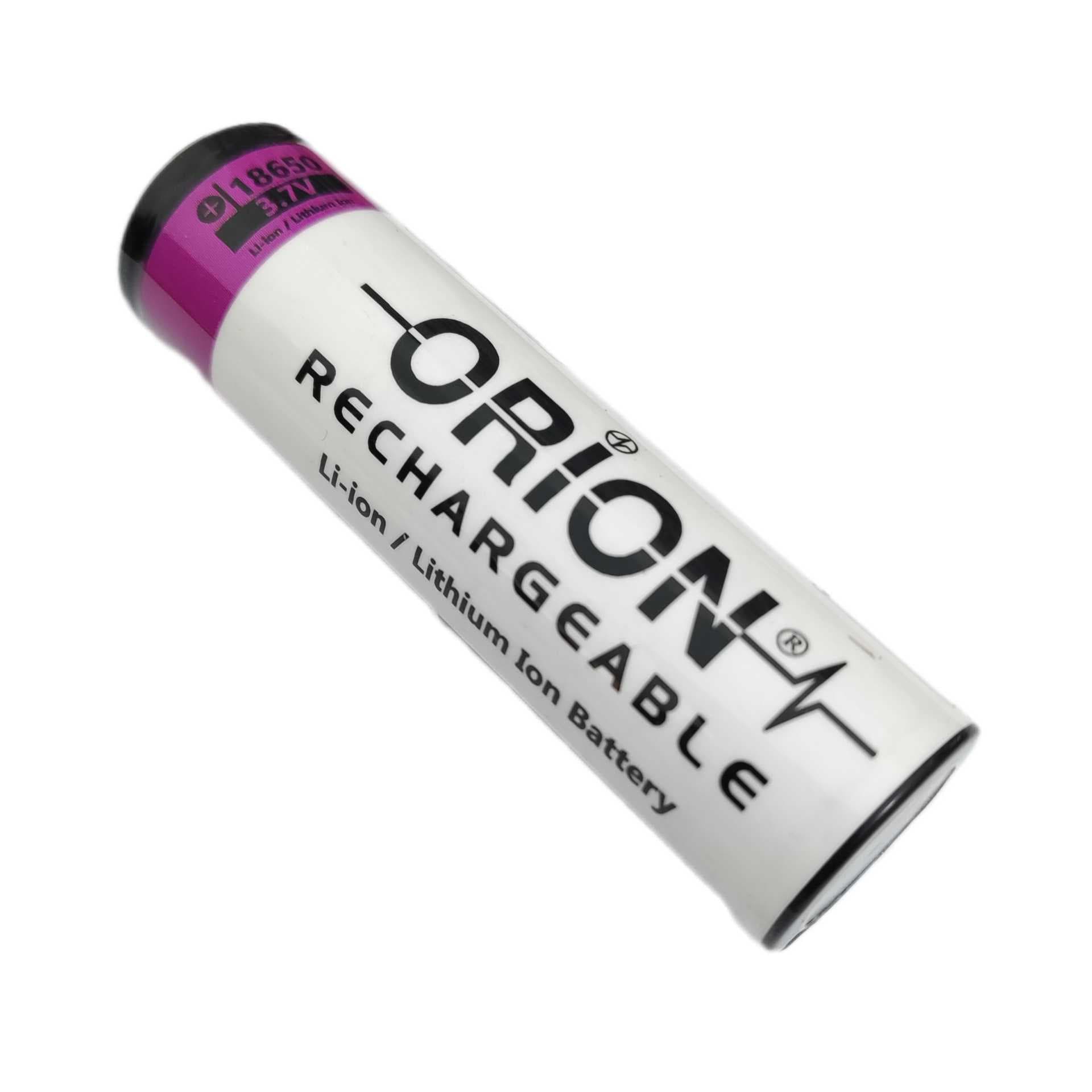 باتری لیتیوم یون 3.7v سایز 18650 2600mAh مارک ORION مدل 5C — تصویر ۲