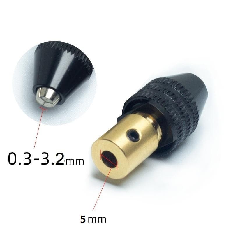 سه نظام مینیاتوری اتوماتیک شفت 5 میلیمتر 0.3mm-3.2mm — تصویر ۴