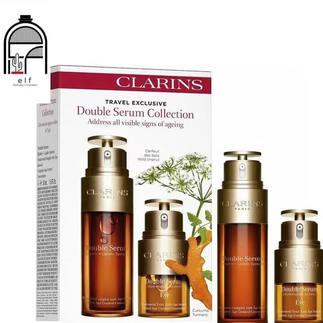ست دابل سرم کلارنس (دورچشم و سرم)Clarins Duo Double Serum Set