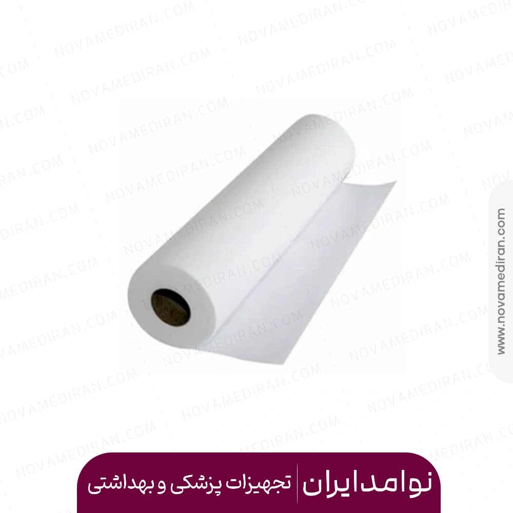 رول اسپان 18 متری سفید عرض 80 گرماژ 25
