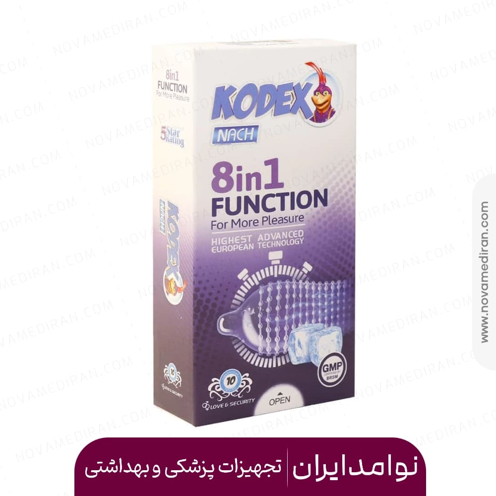 کاندوم کدکس ۸ در ۱ فانکشن ۱۰ عددی — تصویر ۲