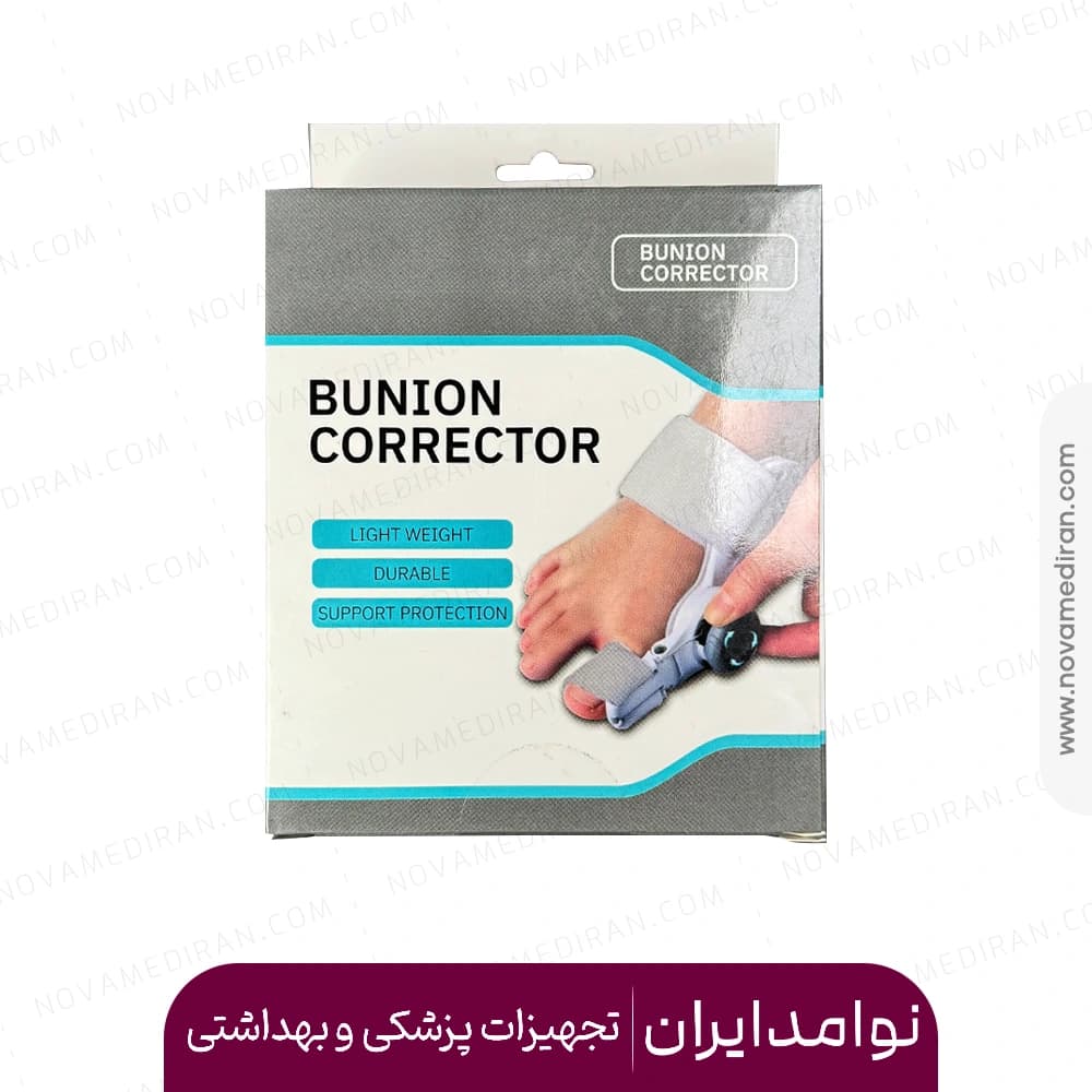 هالوکس درجه دار قابل تنظیم bunion corrector – دارای بند