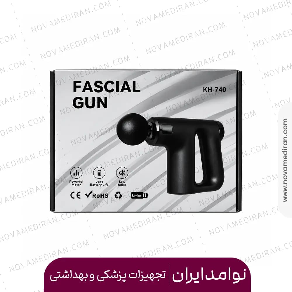 ماساژور تفنگی 4 سر مدل KH740 — تصویر ۴