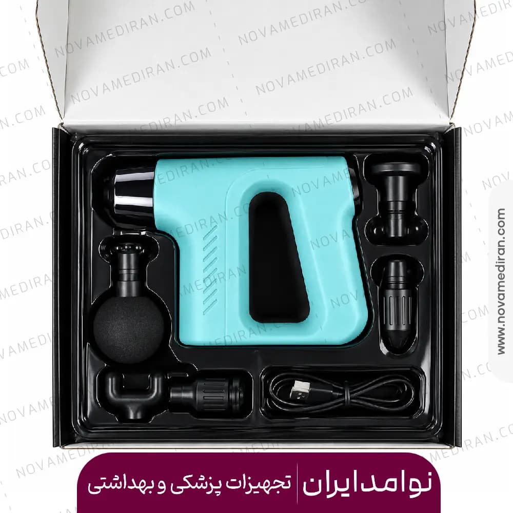 ماساژور تفنگی 4 سر مدل KH740 — تصویر ۳