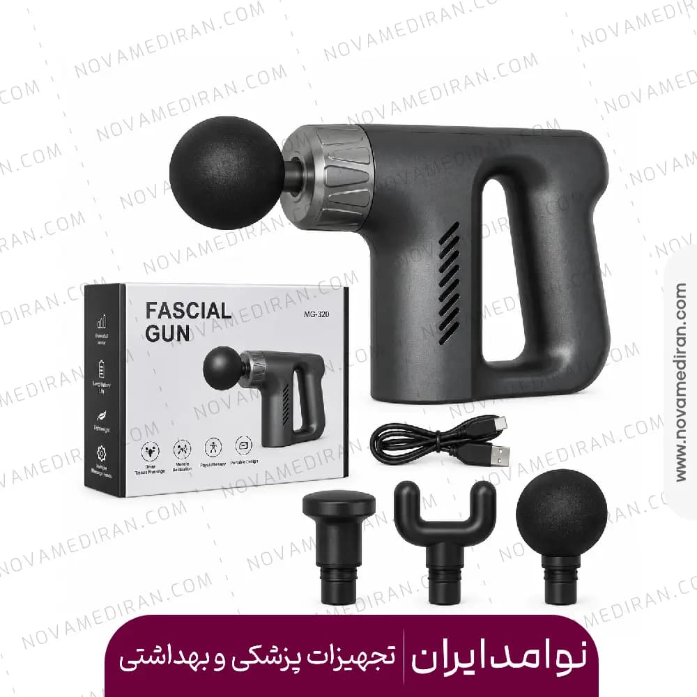 ماساژور تفنگی 4 سر مدل KH740 — تصویر ۵