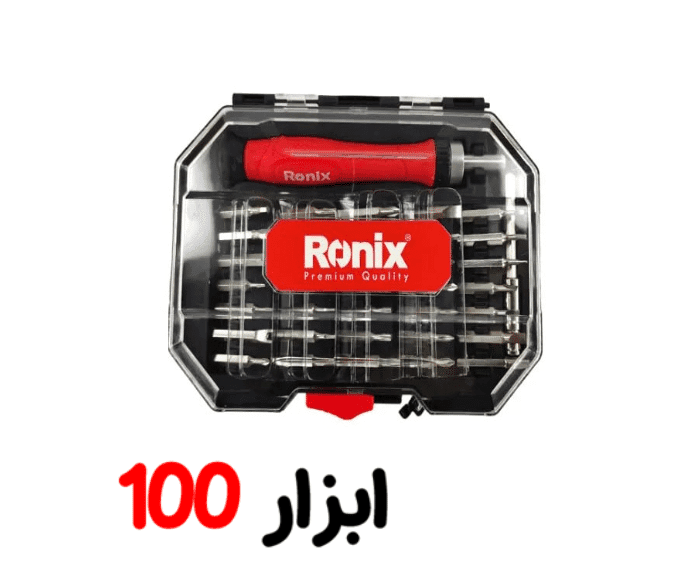 ست 37 عددی پیچ گوشتی ساعتی جغجغه ای 2719 رونیکس — تصویر ۵