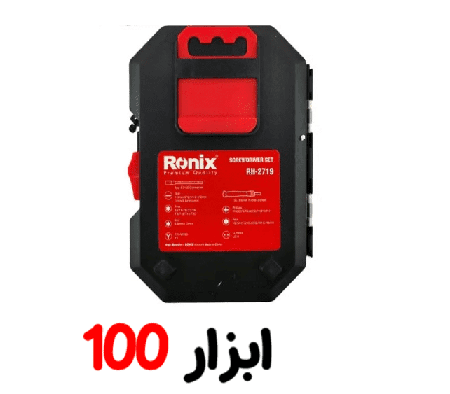 ست 37 عددی پیچ گوشتی ساعتی جغجغه ای 2719 رونیکس — تصویر ۴