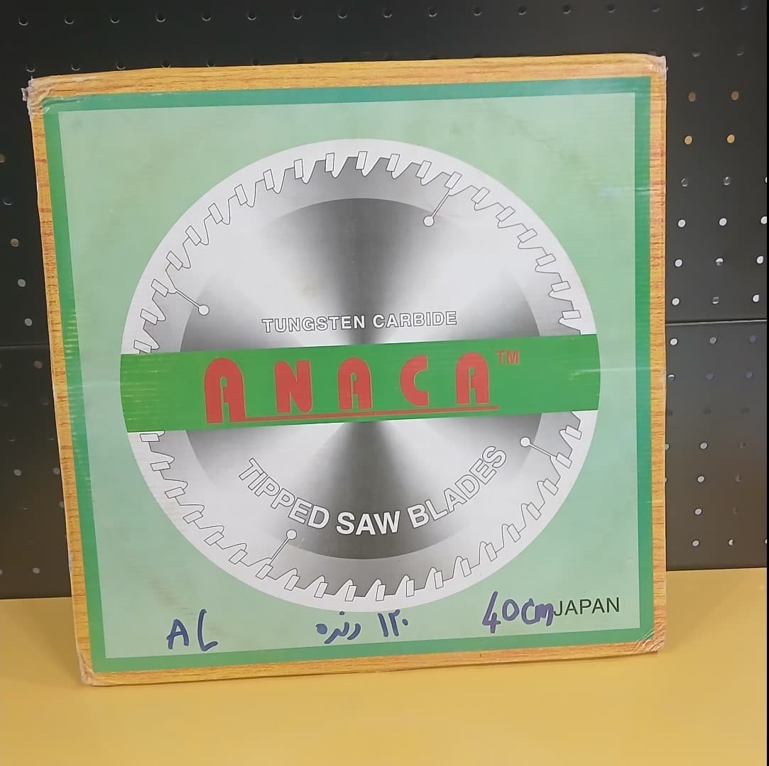 تیغ اره گرد آلومینیوم بر 40 سانت 120 دنده ANACA